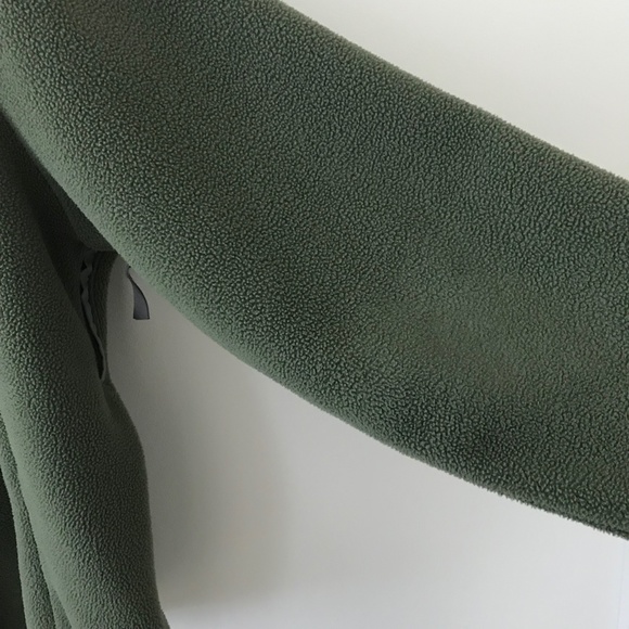 Lands End Green & Gray Zip Up Fleece Jacket - Picture 12 of 16